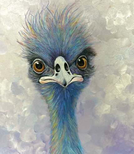 Crazy Coloured Emu