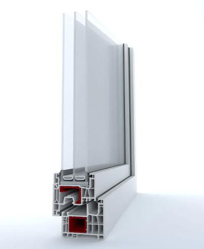 a window frame with a wooden frame and a wooden frame