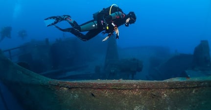 Bowbelle Wreck south of Madeira