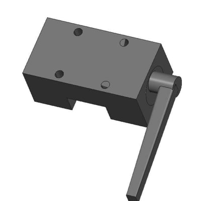 linear guide rail brake
