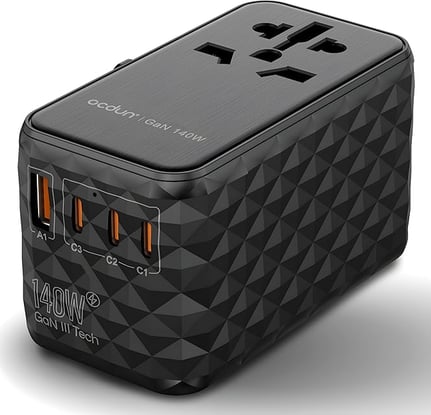  Universal Travel Adapter for international travel and content creators