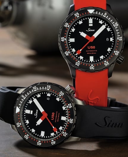 Sinn U50 SDR and Sinn U50 S Black Dive Watch