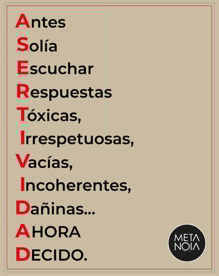poster frase motivacional asertividad