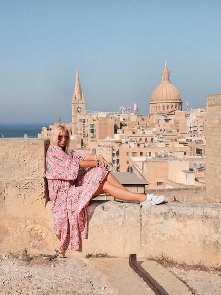 malta valletta panoramic view