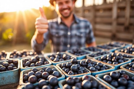 Thumbs Up to Eating Blueberries on Keto