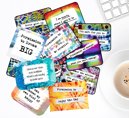 Digital Affirmation Cards Printable Make at Home