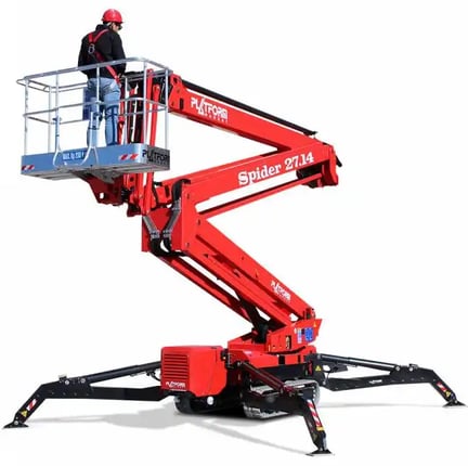 Spider lifts, also known as tracked aerial lifts, are versatile machines used for working at heights
