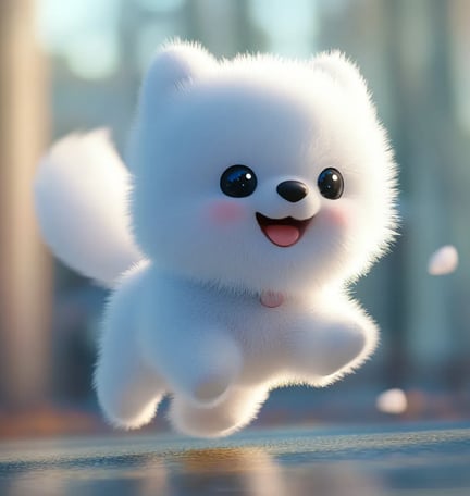 schattige kawaii puppy