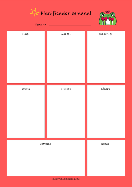 Planificadores Semanales Kawaii: Organiza tu Semana con Estilo y Alegría 