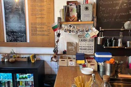 Coffee shop: Fabrikadaga, Sofia, Bulgaria