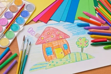Dessin d'enfant : l'un des supports utilisés lors d'accompagnement en hypnose dynamique