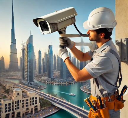 فنى تركيب كاميرات مراكبة فى دبى و ابوظبى