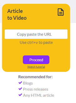 Pictory AI's Format tab lets you adjust your video format, including resolution.