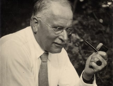 an old photo of Carl Gustav Jung
