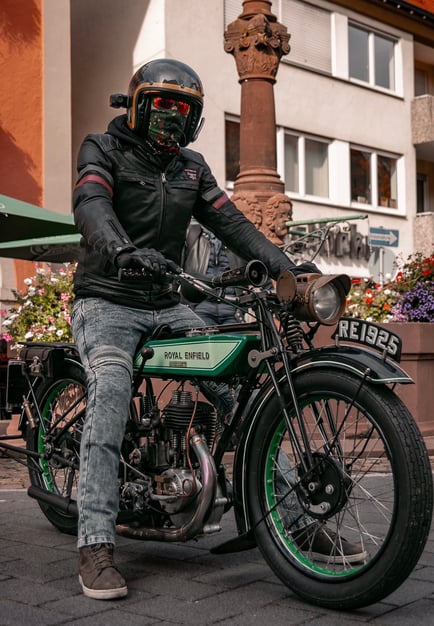 Royal Enfield Motorrad aus 1925.