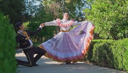 Cozumel, Mexico - Mexican dancers dressed in traditional clothing