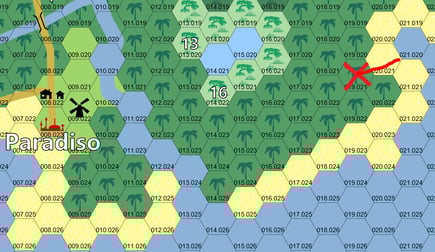 Camp and road location