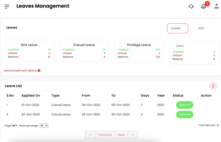 Leave Management