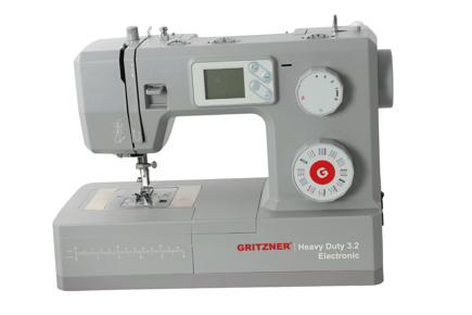 a sewing machine with a display Gritzner Heavy Duty 3.2