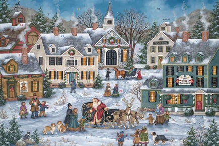 Traditional advent calendar
