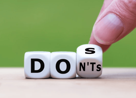 do's and don'ts