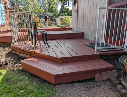 DECK PAINTING AFTER MEDFORD OREGON
