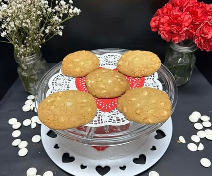 White Chocolate Macademia Nut Cookies