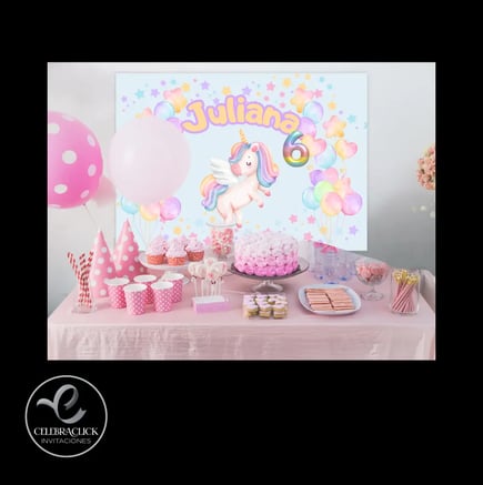 diseño para banner cumpleaños infantil - Celebraclick Invitaciones