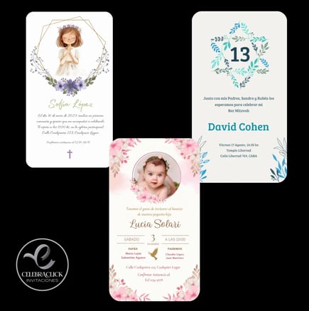 Estampitas digitales eventos religiosos - Celebraclick