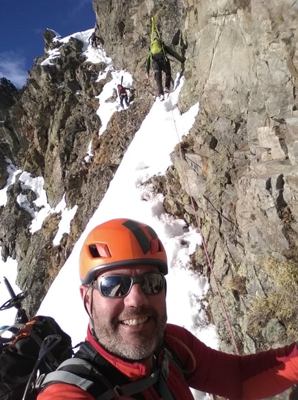 portrait en montagne