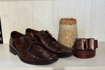 Zapatos cafes para hombre