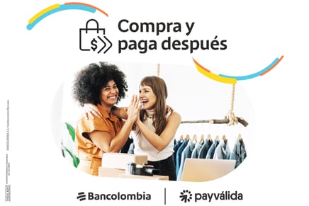compra y paga después bancolombia