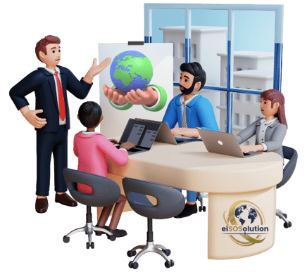 a team of people in a meeting