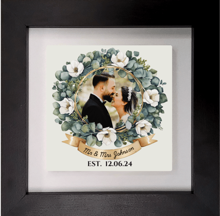 Bride and Groom Memory Wedding Keepsake Tile