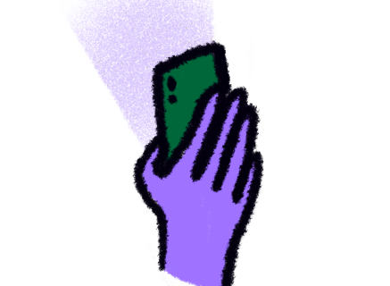doom scrolling on phone