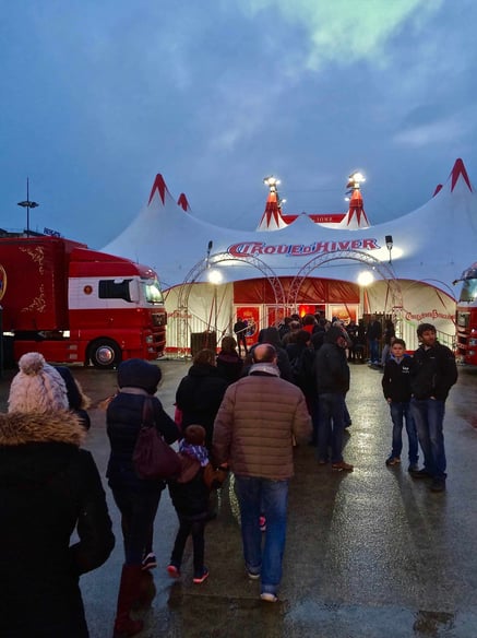 le préshow du Cirque d'Hiver Bouglione On Tour