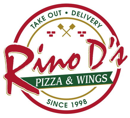 Rino D's Pizza and Wings logo