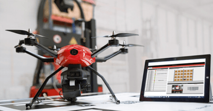 invenco-ai contact us page with drone and inventory management software