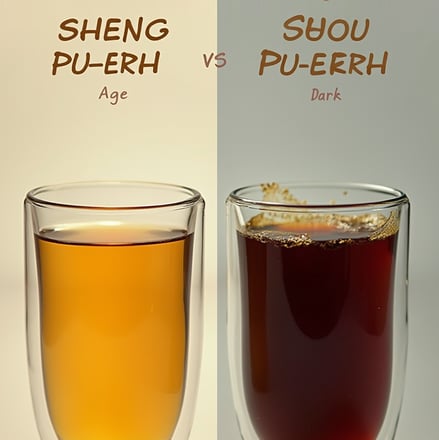 a cup of tea and a glass of tea