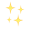 a group of stars in a yellow light