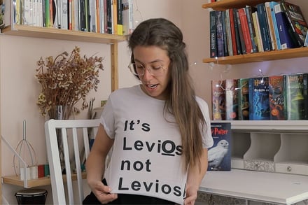 t-shirt harry potter leviosa