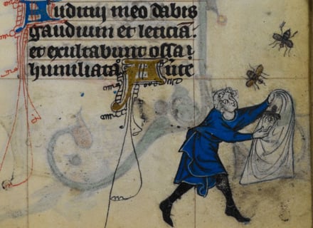Detail of Maastricht Book of Hours, BL Stowe MS.17, f. 148r
