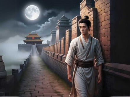 Hoàng tử Trần Khâm trốn chạy khỏi kinh thành