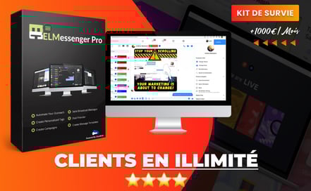 un logiciel premium qui te permet d'automatiser ton acquisition client en utilisant Facebook