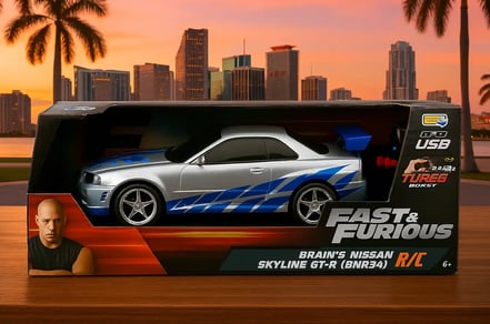 Jada Toys Fast & Furious Nissan Skyline GT-R en caja