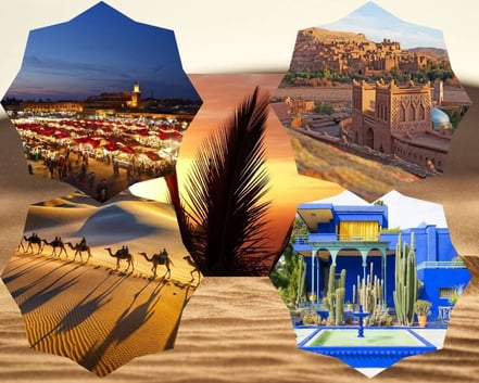 le désert d’Agafay, Marrakech, Fès, Essaouira et Agadir à travers des voyages authentiques et inoubl