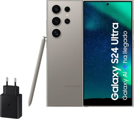 Samsung Galaxy s24 Ultra con cargador