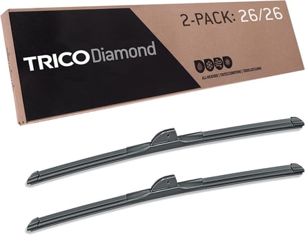 TRICO Diamond pack of 2 High Performance Automotive Replacement Windshield Wiper Blades