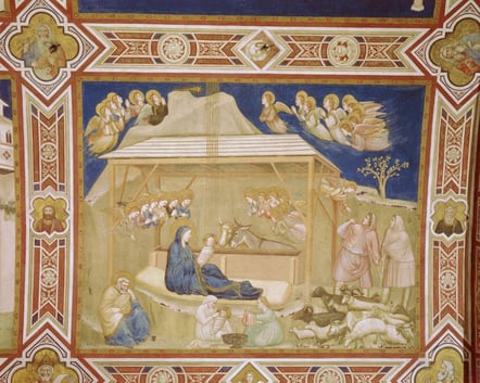 Giotto di Bondone - The Nativity