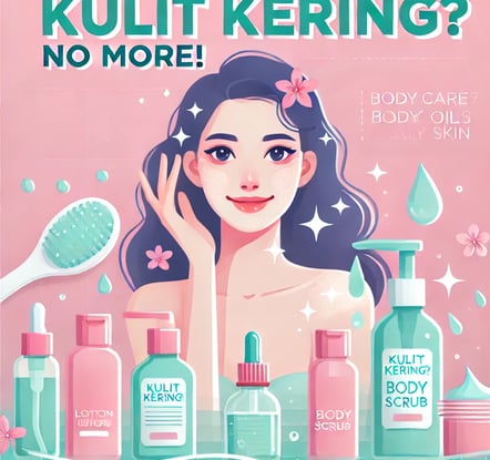 hasil penggunaan body care pada kulit kering
